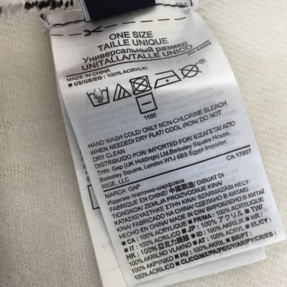 Gap Cozy Breton Stripe Scarf Wrap - Picture 3 of 5